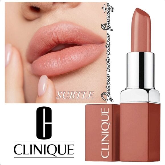 Even Better Pop Lipstick in Subtle by Clinique (Warm Dark Peach) - Picture 1 of 16